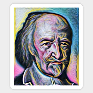 Thomas Hobbes Portrait | Thomas Hobbes Artwork 10 Sticker